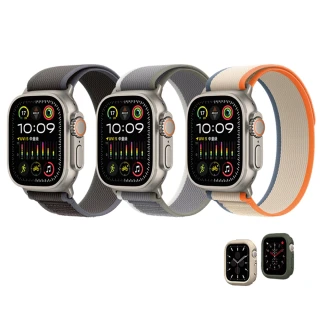 犀牛盾錶殼組【Apple】Apple Watch Ultra2 LTE 49mm(鈦金屬錶殼搭配越野錶帶)