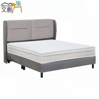 【文創集】摩托6尺雙人加大防刮皮革床臺組合(床片＋床底＋不含床墊)