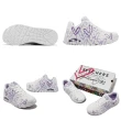 【SKECHERS】休閒鞋 Uno-Spread The Love 女鞋 白 紫 愛心 滿版 氣墊 聯名 皮革 小白鞋(155507-WLPR)
