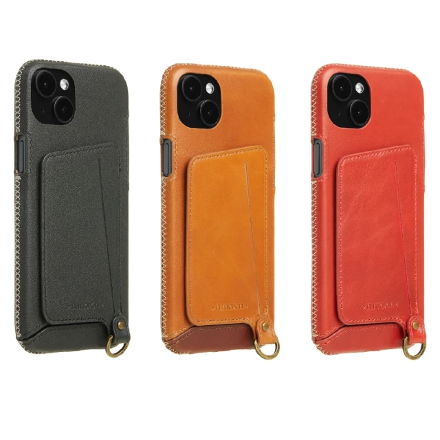 n max n iPhone15 Plus 經典系列 - 磁吸式站立手機皮革套 - 三色任選