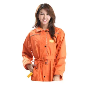 【Kasan】HooMua法式優雅綁帶風雨衣(雨衣/風雨衣/機能雨衣)