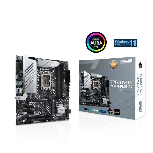 ASUS 華碩ASUS 華碩 PRIME Z690M-PLUS D4-CSM 主機板