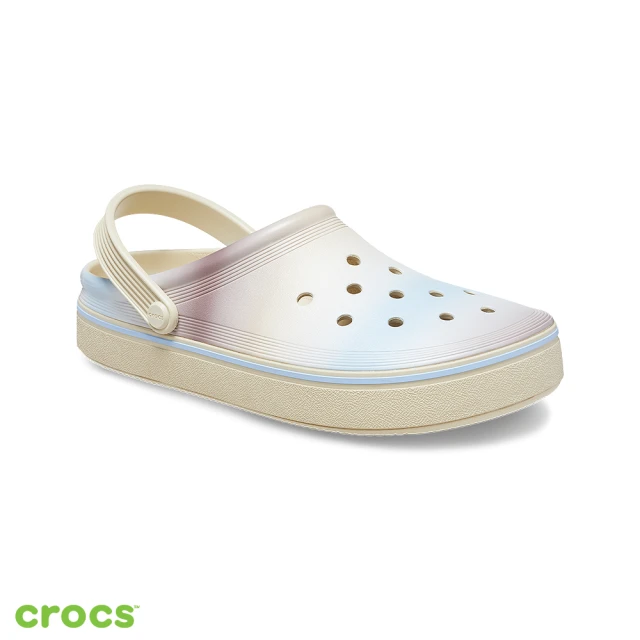 Crocs 中性鞋 暈染平板洞洞鞋克駱格(208984-2Y3)