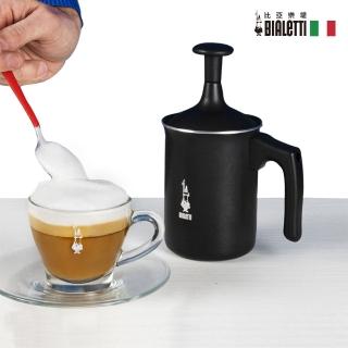 【Bialetti 比亞樂堤】雙層手打奶泡器-500ml(冷熱奶泡皆可打/免插電/奶泡神器)