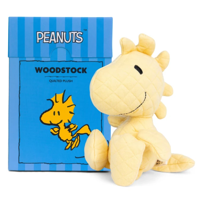 BON TON TOYS Woodstock糊塗塌客絎縫盒裝填充玩偶-黃 15cm(玩偶、娃娃、公仔)