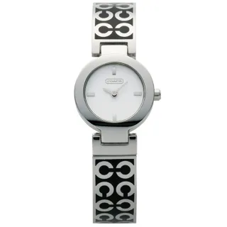 【COACH】官方授權經銷商 MERCER-C LOGO經典手環時尚手錶-25mm 新年禮物(14501359)