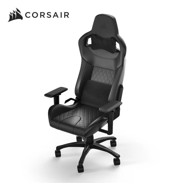 【CORSAIR 海盜船】T1 RACE 黑色/皮質 電競椅(需自行組裝)
