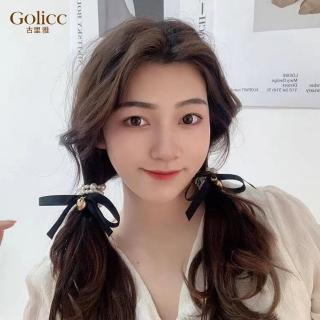 【Golicc】髮圈 小香風 珍珠 蝴蝶結 髮圈(母親節 生日 情人節 髮飾 頭飾 大腸圈 髮夾 禮物)