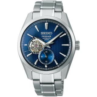 【SEIKO 精工】Presage 新銳 黑標 三日鍊 開芯機械錶 40.2mm(SPB417J1／6R5J-00A0B)