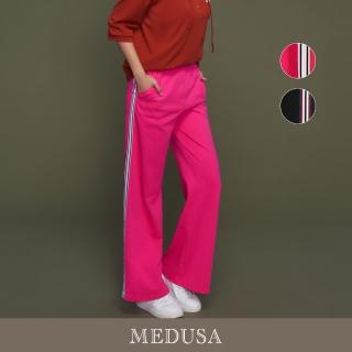 【MEDUSA 曼度莎】現貨-抽象藝術 運動長褲 - 2色（M-XL）｜女長褲 女運動褲 冬新品(205-5210B)