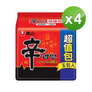 【NONG SHIM】農心辛拉麵超值包600gX4袋組
