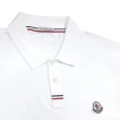 【MONCLER】男款 品牌LOGO 短袖POLO衫-白色(M號、L號、XL號)