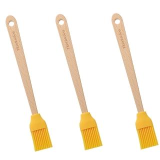 【生活King】耐熱矽膠小毛刷/矽膠刷/醬料刷/料理刷(3入)