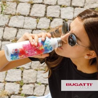 【Bugatti 布加迪】義大利設計師-繽紛花宴保溫瓶500ml(316醫療級不鏽鋼/保溫壺/保溫杯/水壺)