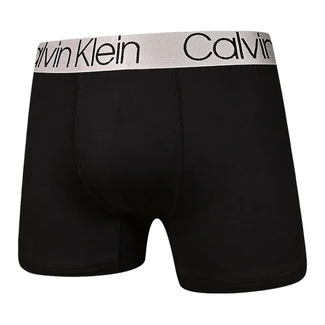 【Calvin Klein 凱文克萊】Microfiber莫代爾 四入組 男內褲 絲質舒適 平口褲/四角褲/CK內褲(條紋、黑、灰)