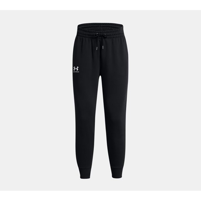 【UNDER ARMOUR】雙11 UA 女 Essential Fleece 錐形長褲 黑(1379443-001)