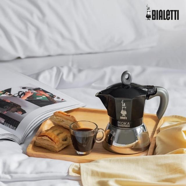 【Bialetti 比亞樂堤】電火摩卡壺不鏽鋼4杯份-公司貨(電磁爐適用/咖啡機/原廠保固2年)