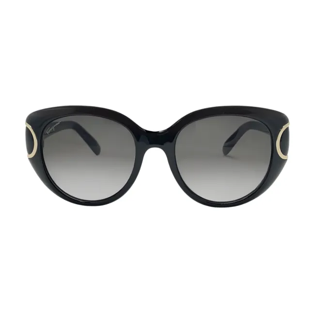 【Salvatore Ferragamo】時尚膠框太陽眼鏡(SF853SK-001)