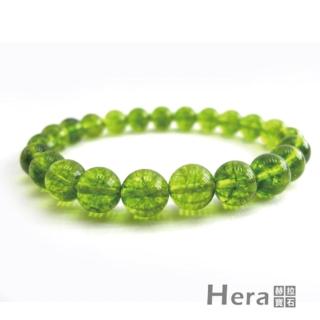 【Hera】頂級晶透橄欖石手珠(10mm)