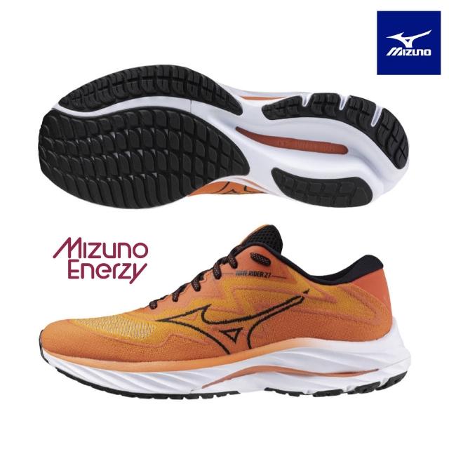 【MIZUNO 美津濃】WAVE RIDER 27 SSW 男款慢跑鞋 J1GC237554(慢跑鞋)