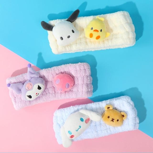 【SANRIO 三麗鷗】立體造型髮帶 頭帶(酷洛米 美樂蒂 帕洽狗 大耳狗)