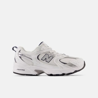 【NEW BALANCE】NB 530 童鞋 運動鞋 跑鞋 休閒鞋 中大童 男童 女童 白銀藍(PZ530SB1-W)