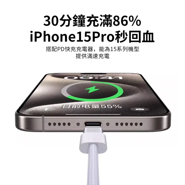 【YUNMI】iPhone15快充套組 Type-C toType-C 20W充電器 豆腐頭 充電頭 附充電線 1M(筆電/Android/Switch)