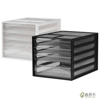 【綠舒市】抽屜櫃 檔案櫃 樹德 DD-1213 桌上收納 桌上型資料櫃 檔案收納(A4/4抽/抽屜/可堆疊/黑色/白色)