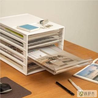 【綠舒市】桌上型資料櫃 檔案櫃 樹德 DD-1205 桌上收納 抽屜櫃 檔案收納(A4/5抽/抽屜/可堆疊/黑色/白色)