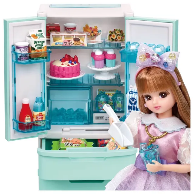 【TAKARA TOMY】Licca 莉卡娃娃 配件 莉卡製冰雙開門冰箱(莉卡 55週年)