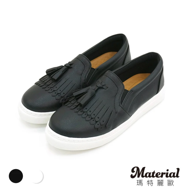 MATERIAL 瑪特麗歐MATERIAL 瑪特麗歐 女鞋 MIT簡約流蘇厚底包鞋 T52137(懶人鞋)