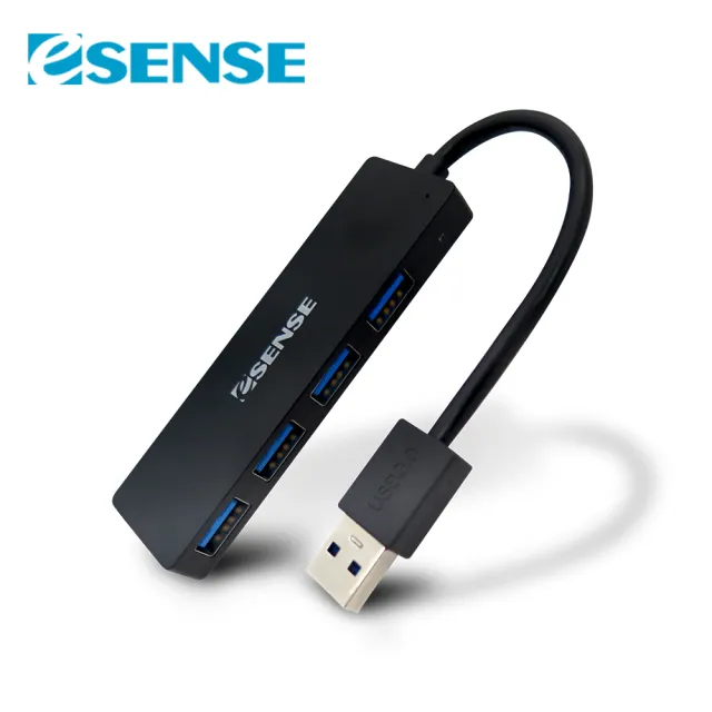 【ESENSE 逸盛】ESENSE 347PA 4合1 USB3.0HUB集線器(高速傳輸-兩色)