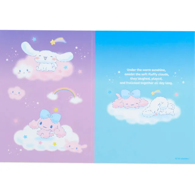 【SANRIO 三麗鷗】雲朵系列 彩色便條紙組 便條本 大耳狗&波隆