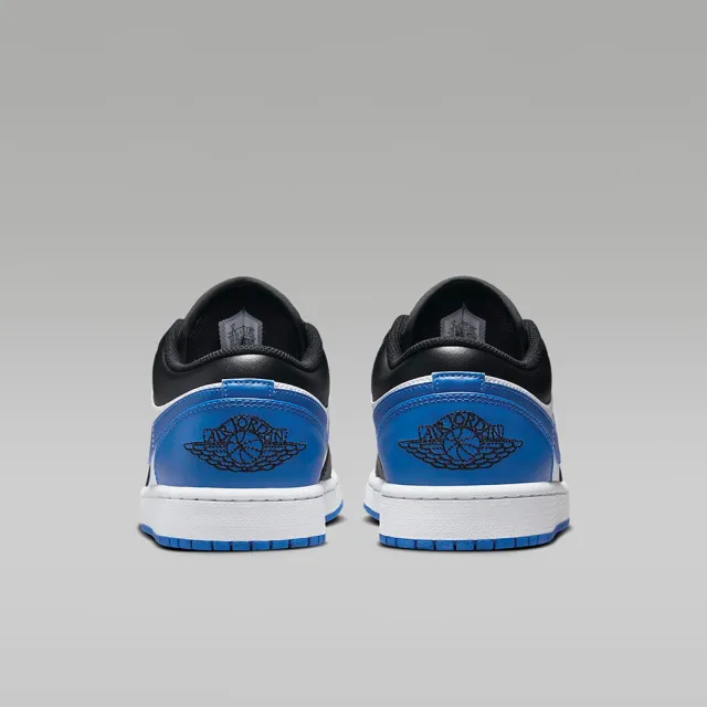 【NIKE 耐吉】休閒 籃球鞋 運動鞋 AIR JORDAN 1 LOW 男鞋 藍黑(553558140)