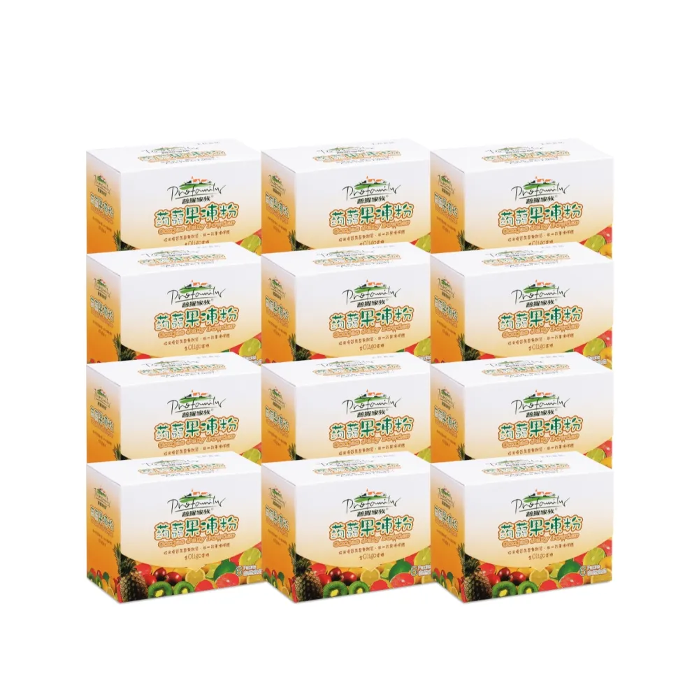 【普羅拜爾】蒟蒻果凍粉 6包×12盒(非一般膠體、無色素防腐劑、添加Oligo寡醣)