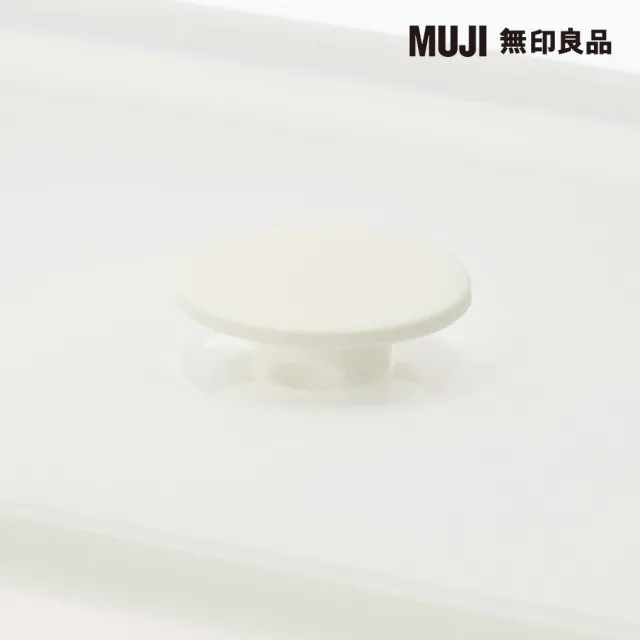 【MUJI 無印良品】琺瑯保存容器/密閉式用蓋/中 附氣閥與密封膠圈