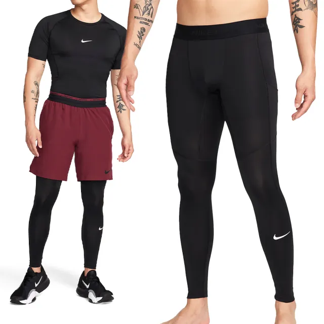 【NIKE 耐吉】AS M NP DF TIGHT 男款 黑色 運動 緊身褲 吸濕 排汗 熱身 束褲 FB7953-010