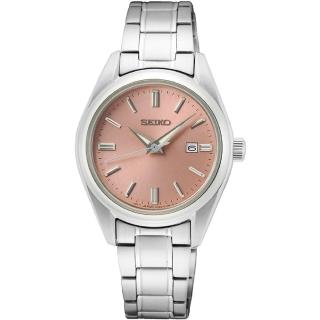 【SEIKO 精工】CS 城市簡約女錶-29.8mm 送行動電源(SUR529P1/6N22-00K0P)