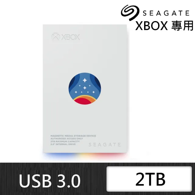 【SEAGATE 希捷】FireCuda Gaming XBOX專用 StarField  星空 限定版 2TB 2.5吋行動硬碟(STMJ2000400)