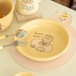 【MYUMYU 沐慕家居】小熊碗盤2件組(熊熊 杯子 陶瓷碗 碗盤 陶瓷盤 碗盤器皿 碗 醬油碟 陶瓷杯)
