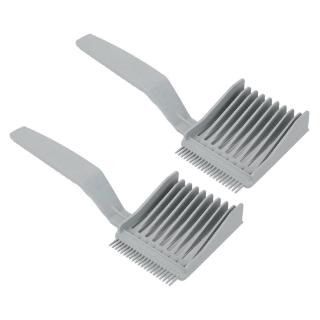 【理髮專用】專業理髮防靜電漸變推剪梳-2入(推邊 男士造型 油頭梳 定位梳 理髮梳 美髮梳 剪頭髮 造型梳)