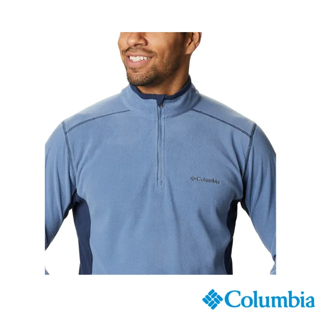 【Columbia 哥倫比亞 官方旗艦】男款- Omni-Shade 防曬50刷毛半開襟上衣-3色(UAE65580/GF)