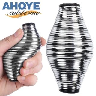 【AHOYE】金屬彈簧握力球(手指訓練 健身器材 手握力 握力器 腕力器)