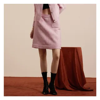 【JESSICA】甜美減齡百搭花呢小香風短裙J30514