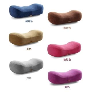 【BeOK】輕巧絨布記憶枕/腰枕/午睡枕/旅行枕/露營枕 多色可選