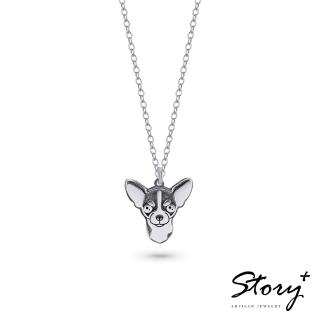 【STORY ACCESSORY】狗狗訂製純銀項鍊-短毛吉娃娃款