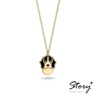 【STORY ACCESSORY】狗狗訂製純銀項鍊-米格魯款