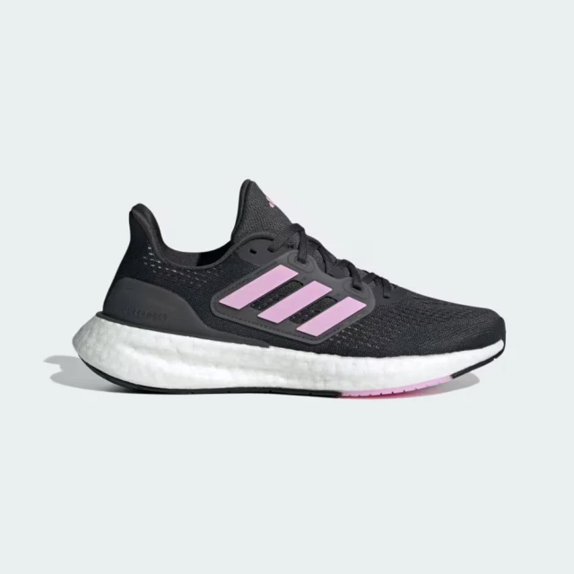 adidas 愛迪達 雙11限定 PUREBOOST 23 跑鞋(女鞋 慢跑鞋 IF2386 運動鞋 黑x粉)