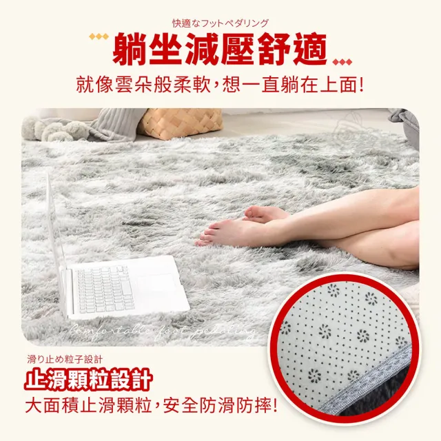 【指選好物】北歐絨毛地毯 中尺寸100*160(居家地毯/絨毛地毯/保暖地毯)