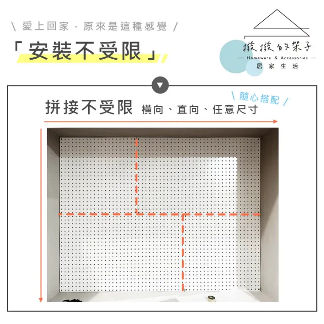 【撥撥的架子】單片 86x53cm 生存遊戲牆壁洞洞板收納架 玩具槍展示牆壁置物架(洞洞板一片) 